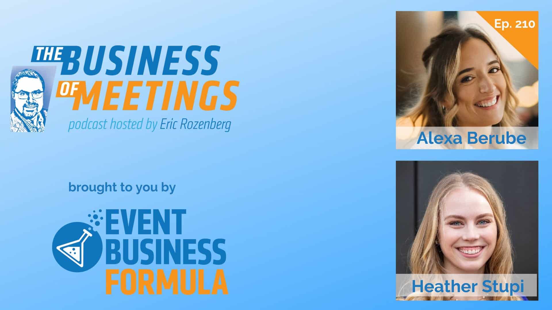 210: AI Unleashed: Transforming Meetings & Events with Entrepreneurial Vision with Alexa Berube and Heather Stupi